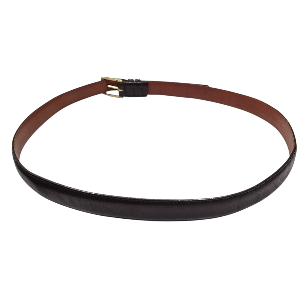 👜 Vintage Coach 8700 Belt | Solid Brass | Burgandy | Size 40 | Made in USA - Picture 4 of 8